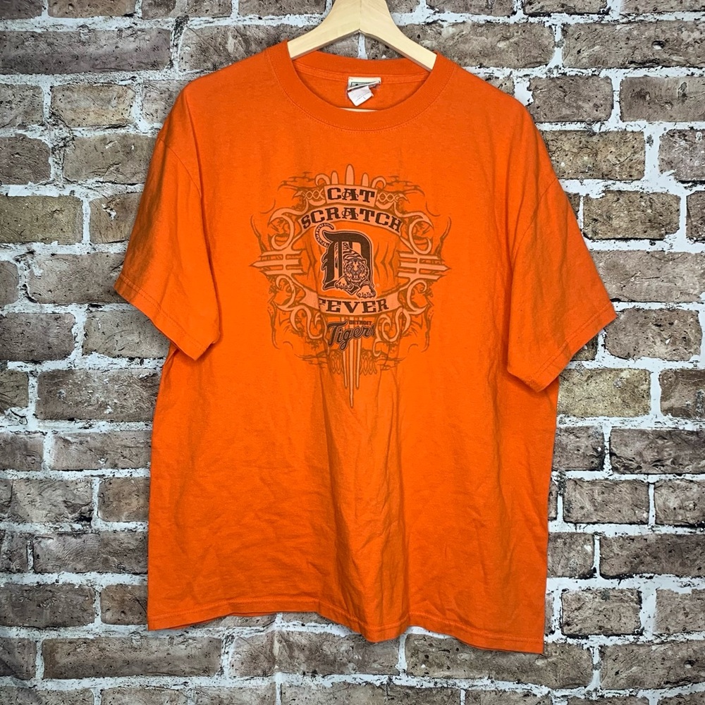 MLB Detroit Tigers  “Cat Scratch Fever” Mens T-Shirt